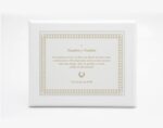 Diseño de placa conmemorativa para bodas de oro