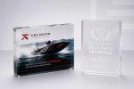 Trofeo de metacrilato de alta calidad personalizado